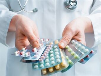 Various drugs for the treatment of acute prostatitis in men