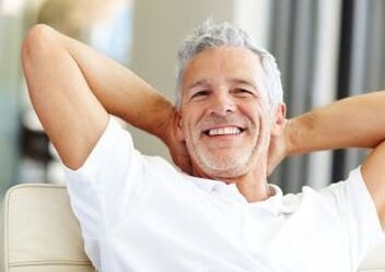 The man has no problem with the prostate due to the prevention of prostatitis