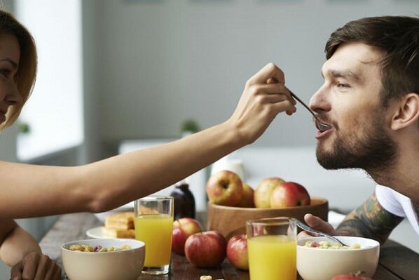 Diet plan for men with prostatitis