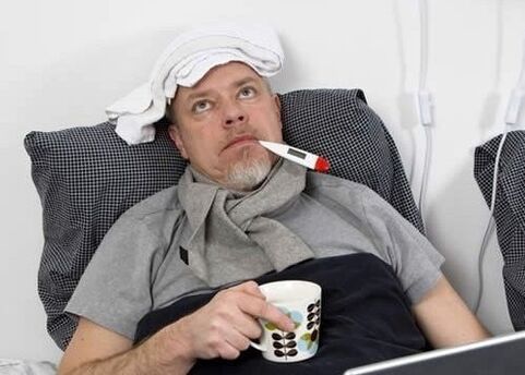 temperature with prostatitis