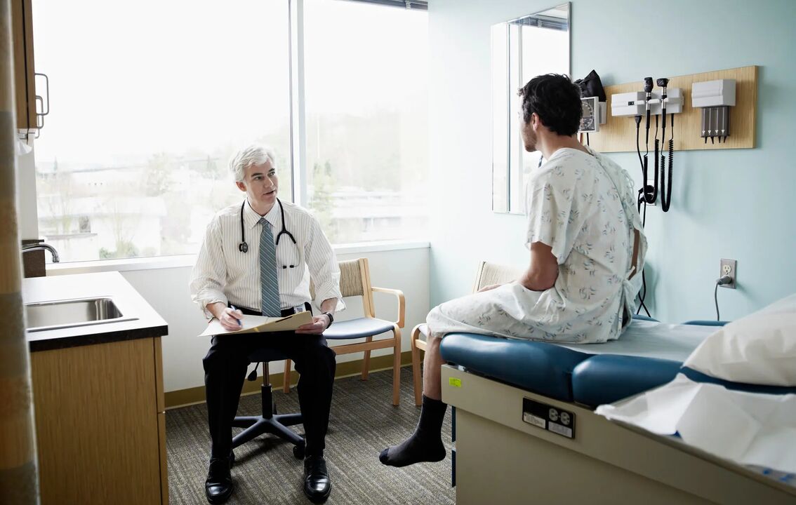 To identify prostatitis, it is very important for a man to undergo a complete medical examination.